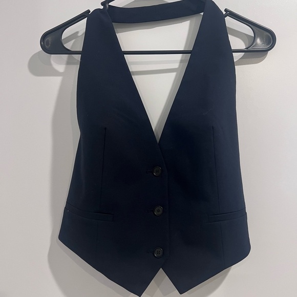 Zara Navy Vest - Picture 1 of 4